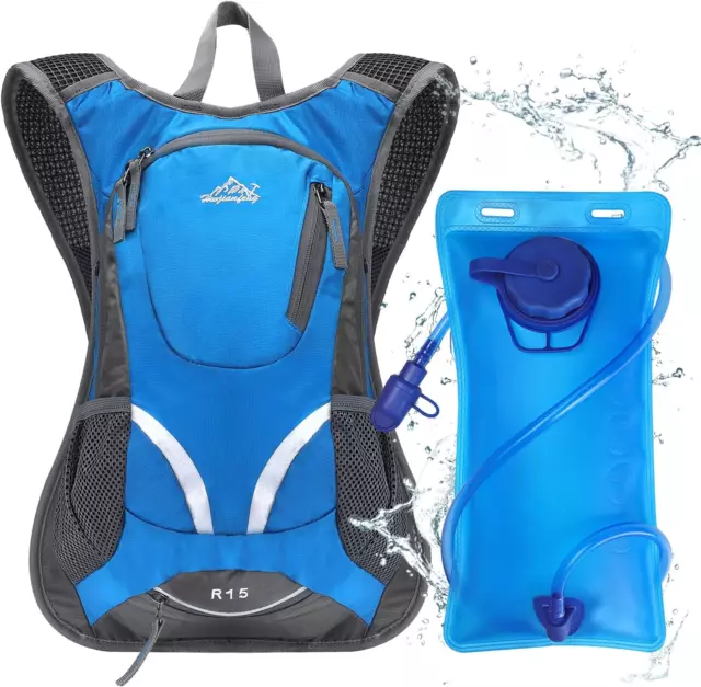 Neloheac 15L Hydration Backpack with 2L Water Bladder, Comfortable Running Vest