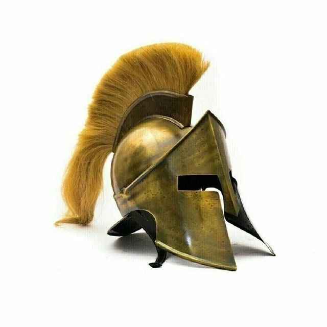 Casque Spartiate Réplique "300" Du Roi Leonidas - Acier 18 - Taille Unique (Circonférence ~68 Cm) - Décoratif - 9