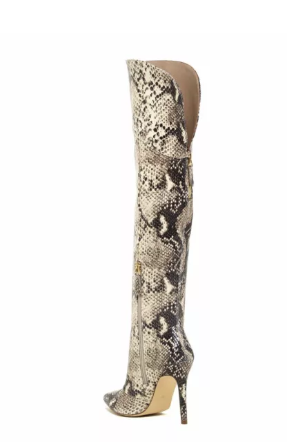 NEW GUESS Naddy Over the Knee Snakeskin Boots Size 6 Blogger Celeb Style SOLDOUT 3