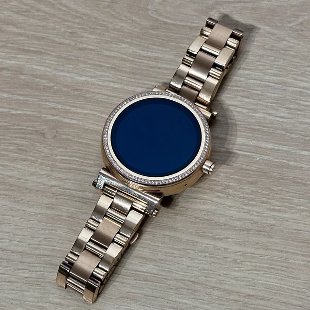 MICHAEL KORS MKT5022 Ladies Access Sofie Digital Rose Gold Smartwatch Working 64.99 PicClick UK