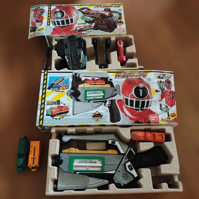 Power Rangers Toqer POWER RANGERS RESSHA Sentai ToQger ToQ Changer Blaster set BANDAI Japan ...