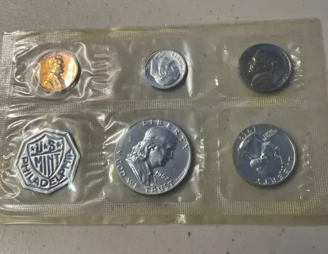 1962 U.S. MINT Philadelphia Silver Proof Coin Set $25.00 - PicClick