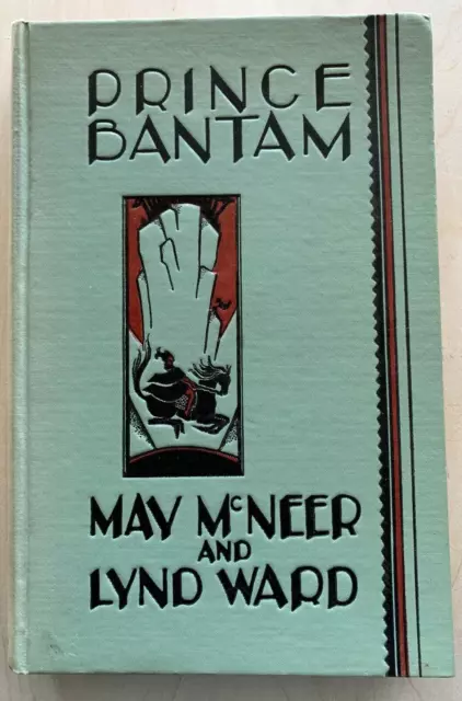 Prince Bantam HC 1st 1929 May McNeer Lynd Ward Illustrated Deco Cover Japan