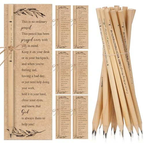 Christmas Christian Pencils Bible Verse Pencils Bulk Christian Church Wood