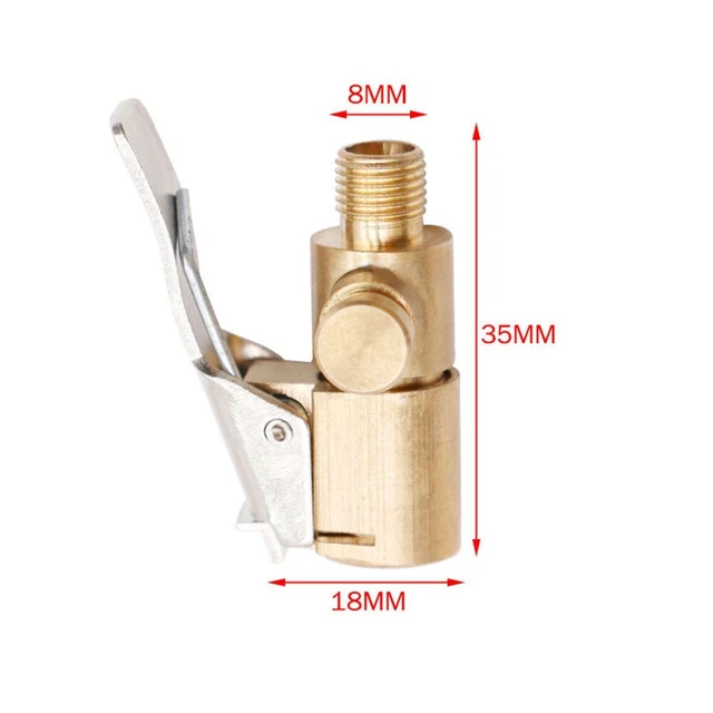 Connettore rapido gonfiabile scaricabile circa 0,8 cm adattatore valvole pneumatici portatile