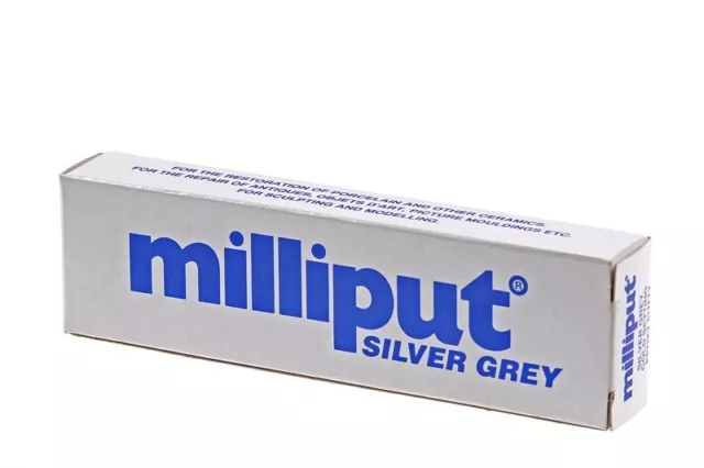 Milliput Silvergrey Colour 2 Part Epoxy Putty 2 Stick 113g New Pack - 2nd Post