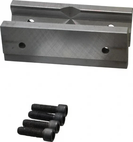 Cardinal Tool 6-CJP Step Vise Jaw Plates 6" Wide x 2mm High 1 Pair