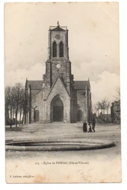 CPA 35 - PIPRIAC (Ille et Vilaine) - 304. Eglise de Pipriac