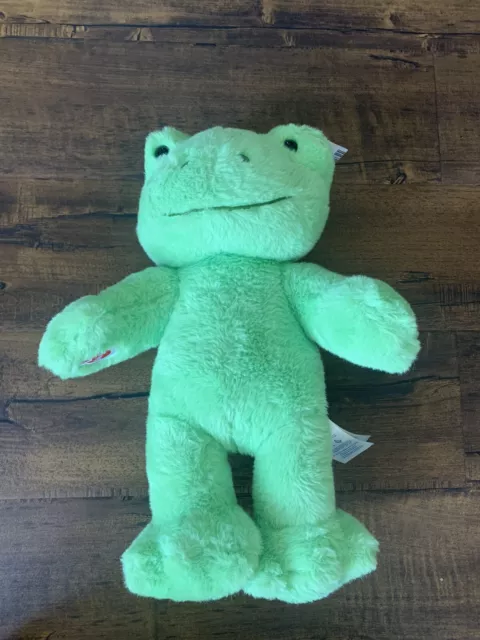 BUILD-A-BEAR SPRING GREEN Frog Plush Stuffed Toy