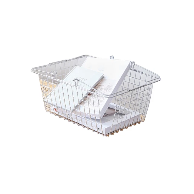 (Hand Storage Basket)Hand Storage Basket Durable Textured Anti Rust Strong