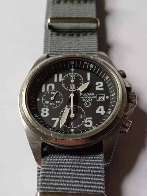 RAF Military Pilots issued Pulsar Chronograph, dated 2014