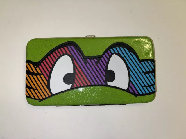 RAINBOW TEENAGE MUTANT Ninja Turtles clutch wallet long purse pre owned ...