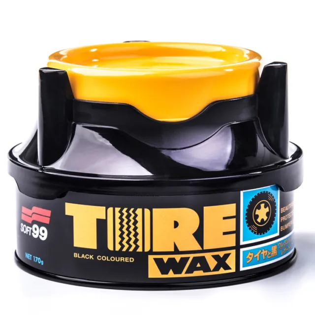 (116,47€/kg) SOFT99 Tire Black Wax Reifenwachs Reifenpflege Reifenglanz 170g