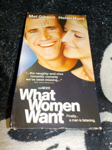 WHAT WOMEN WANT VHS Tape Mel Gibson Helen Hunt Free Shipping £5.92 
