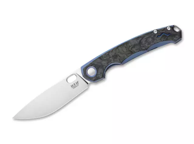 MKM Eclipse Titanium CF Blue Taschenmesser Klappmesser EDC Folder ✔️ 01CC150