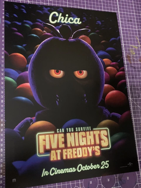 Fanf Promo FIVE NIGHTS AT Freddy’s EGX Promo EXCEL 2023 Movie Poster Universal ...
