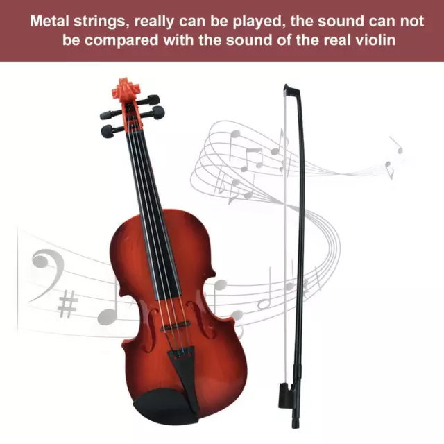 Acoustic Violin Toy Adjustable String Simulation Musical Instrument Kid Gifts