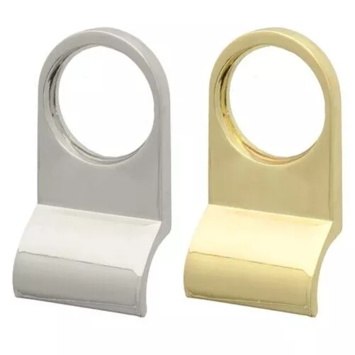Laiton Ou Chrome Cylindre Poignée Porte Clé Verrou Bord Housse Pour Yale Serrure