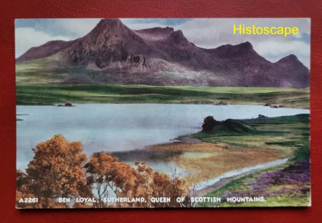 Postcard Used Ben Loyal Sutherland Queen of Scottish Mountains 1962