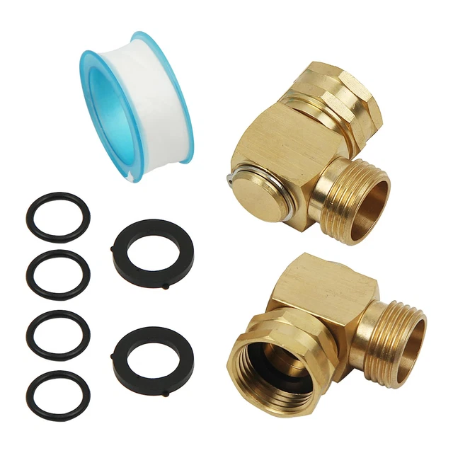 10 Raccordi A Gomito 90° In Ottone – Da Barra 1/4″ A Maschio NPT 1/8″ Per Tubi