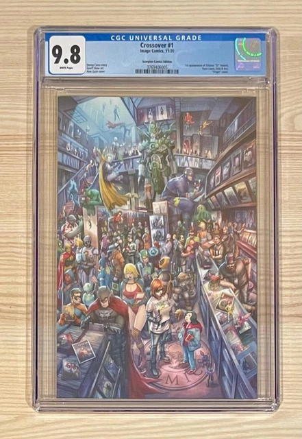 Crossover #1 CGC 9.8 Alan Quah Virgin Variant Ltd 400 Scorpion Comics w/COA
