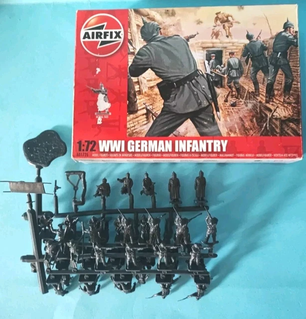 Soldats Airfix 1/72 Union Infantry - Lot En Grappe + 50 Pièces En Vrac - Occasion