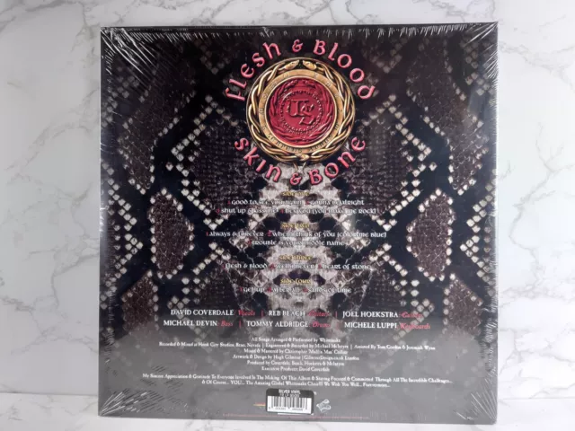 Whitesnake – Flesh & Blood  12" Album LP Limited Edition, Silver Vinyl Sealed 3