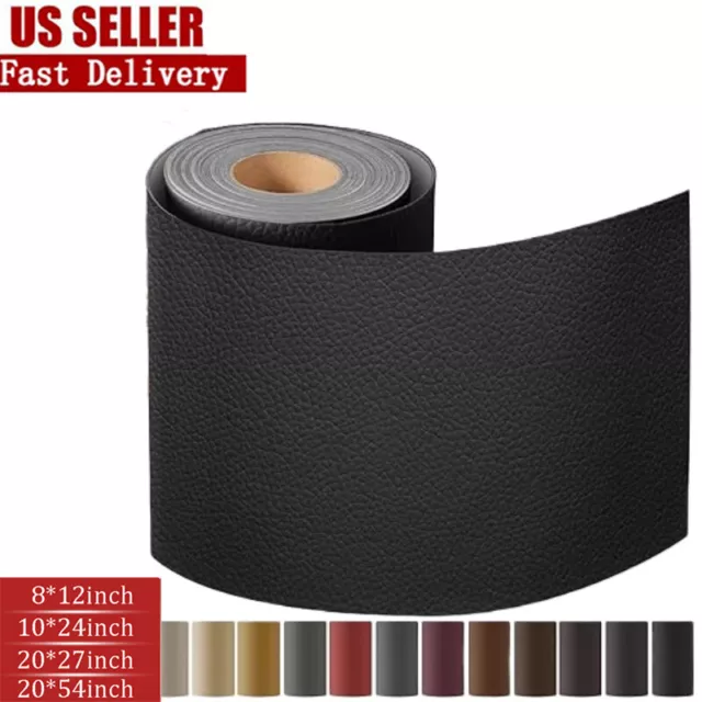 Self-Adhesive Patch Leather Repair Tape for Car Seats Couch Furniture Upholstery