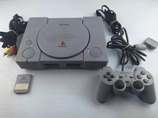 Sony Playstation 1 PS1 Console Bundle - SCPH-5502 - Working - Missing Parallel/C
