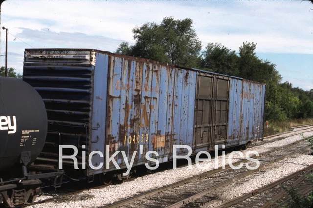 Original Slide L&N 104053 Auto Parts Box Car 1987 Louisville Nashville