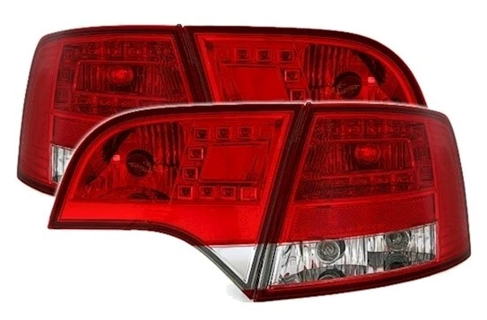 Set luci posteriori LED rosso bianco per Audi A4 B7 Avant station wagon luci posteriori