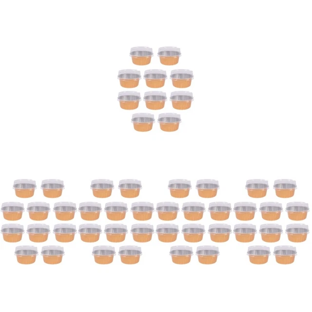 50 pz pellicola alluminio tazze muffin fodere alluminio pellicola cupcake