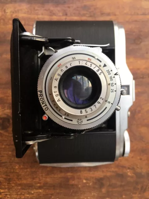 Fotoapparat AGFA isolette mit Tasche