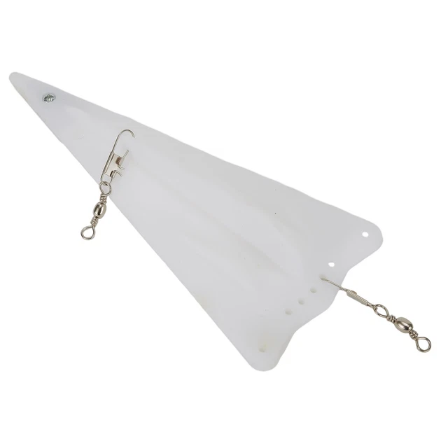 Paravane Traîne Réglable Thon Migrateurs Planche De Plongée Paravane Pour Pêche Traîne - Réglable En Profondeur, Action Tremblante, Plastique/métal Planche Plastique Bleu 10x7.8cm