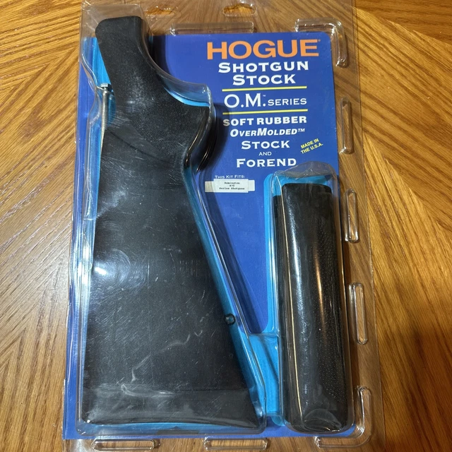 Hogue Remington 870 Series OverMolded Shotgun Stock Kit With Forend Black