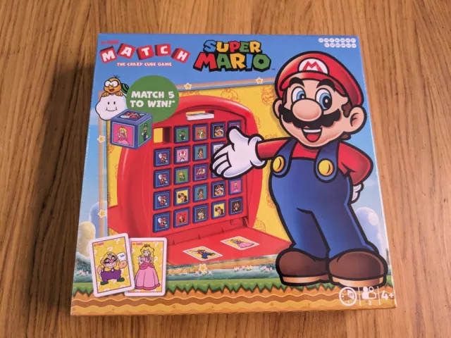 2022 Nintendo Super Mario Match Top Trumps Crazy Cube Memory Game NEW SEALED