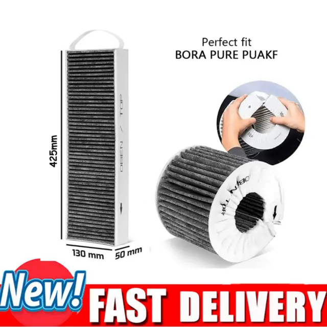 D&D Living® Aktivkohlefilter passend für Bora Pure Filter PUAKF