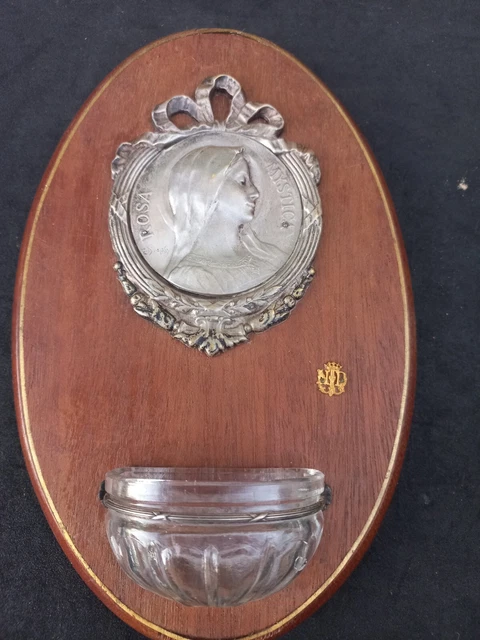 ANCIEN B NITIER VIERGE ROSA MYSTICA M daille Sign Emile DROPSY ancien-b-nitier-vierge-rosa-mystica-m-daille-sign-emile-dropsy