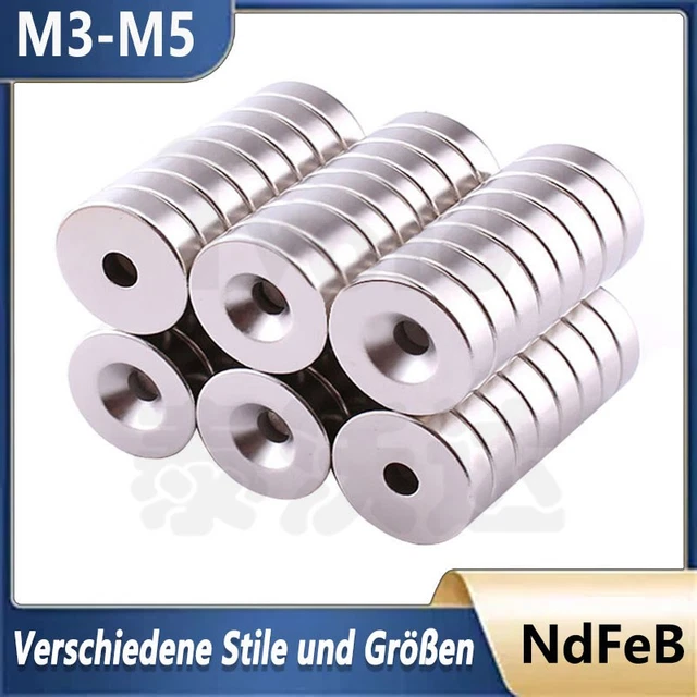 Disco In Metallo 42 Mm Con Foro E Svasatura Nichel | Magnet-shop.net - Foto 10