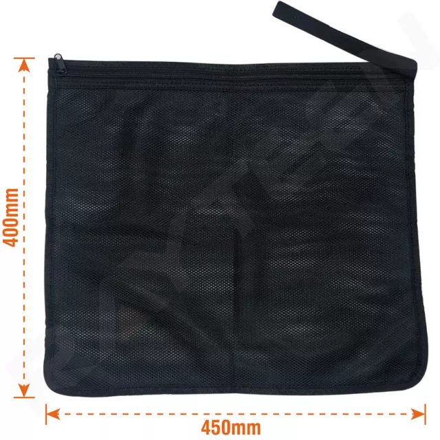 Recovery Strap Drying Bag with Zipper 450 x 400mm Mesh Bag for 4WD Offroad Strap 2