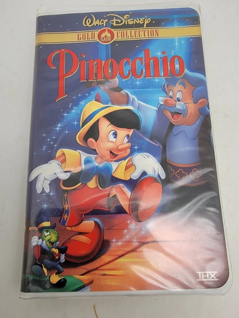 Pinocchio (VHS, 1999, Clam Shell Gold Collection)