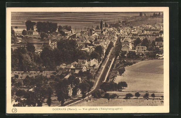 CPA Dormans, Vue generale
