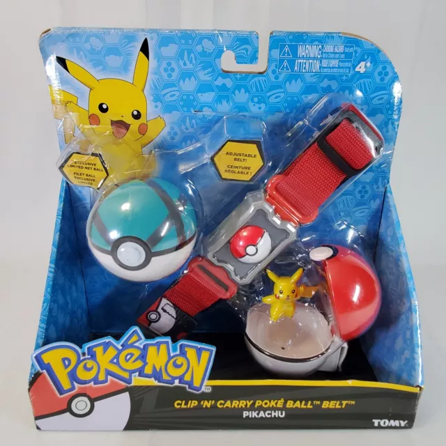 Pokemon Pikachu Clip 'N' Carry Poke Balls Adjustable Belt