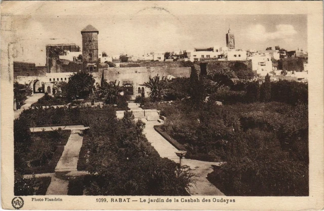 CPA AK MAROC RABAT Le jardin de la Casbah des Oudayas (31249)