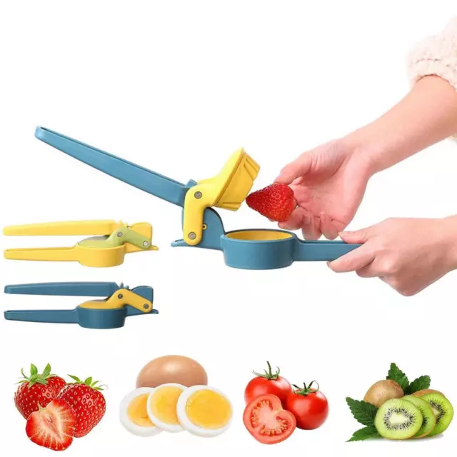 1x Fruit Cut Tool Grape Cutter Slicer Vegetable Separator Multifunctional AU New