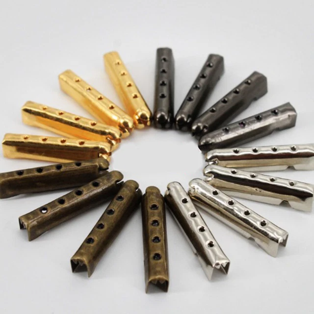 PH PandaHall 48 Puntali Metallici Per Lacci Delle Scarpe - Kit Arcobaleno Con 6 Stili Diversi, Diametro Interno 3-4,5 Mm, Per Fai-da-te E Riparazioni