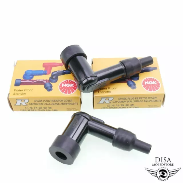 2x NGK 8060 Zündkerzenstecker LD05F 10 - 12 mm Zündkerze für Honda Dax CB Monkey