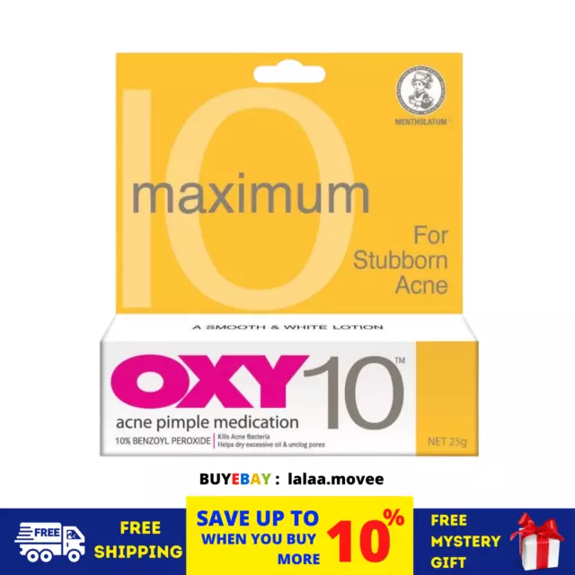 Original OXY 10 Maximum pour les médicaments et le traitement des boutons...
