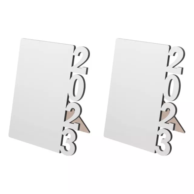 2Piece 2023 Graduation Photo Frame Blank Graduation Photo Frame A8G13982