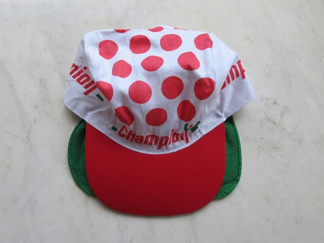 Casquette Cyclisme Vintage Noire - Tour De France Rare, Bon état, Sans Marque